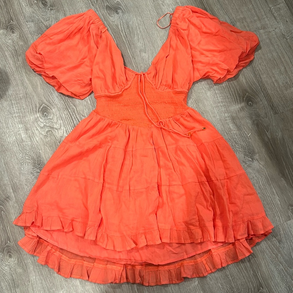 Free People Perfect Day Dress in Watermelon